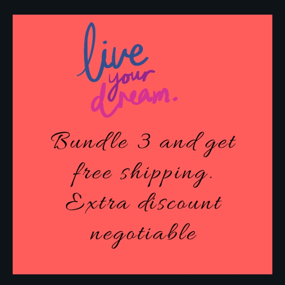 Bundle 3 and get free shipping .Extra discount